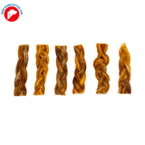 Braided Bully Stick (6” LG)
